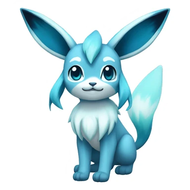Glaceon full body sticker