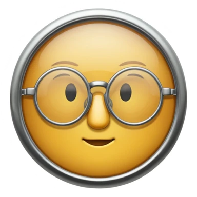 Monacle glasses sticker