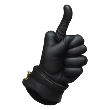 thumb up, magical style, gothic glove sticker