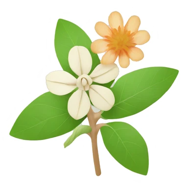 ashwagandha with flower sticker
