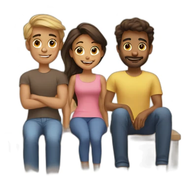 Good morning family sticker