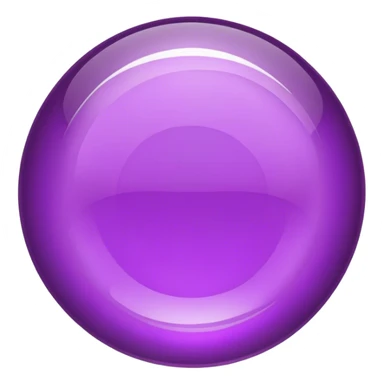 purple round gem sticker