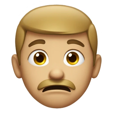 disgusted guy sticker