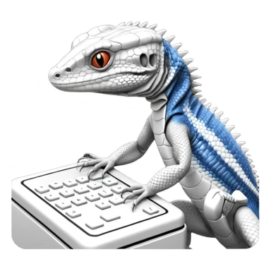 LIZARD in black and white. looks like the one on the Hands on Machine learning with scikit learn&tensorflow book sticker