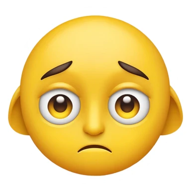side eyeing emoji with one raised eyebrow sticker