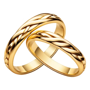 Wedding rings intertwined sticker