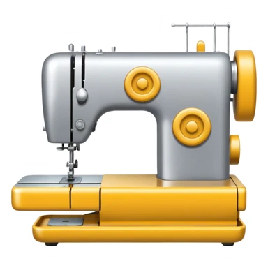 Creame un emoji de una maquina de coser sticker