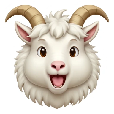 cinematic-cute-yawning-white-goat-portrait-emoji,-head-tilted-slightly-with-a-dramatic,-wide-open-yawn,-showcasing-a-soft,-downy-white-fur-with-delicate-horns-and-gently-drooping-ears,-round-eyes-barely-open-in-drowsy-contentment, sticker