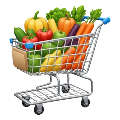 generate emoji for grocery  sticker