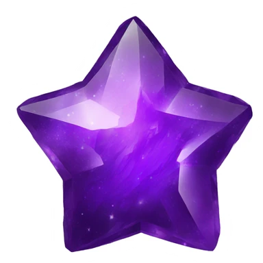 amethyst star stone sticker