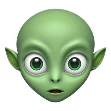 I want you to create an alien just like kaddu from movie koi mil gya sticker