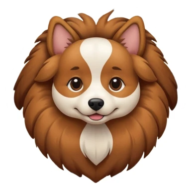 dog on a carpet sticker