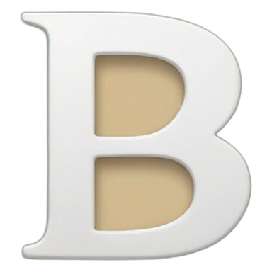 letter B sticker