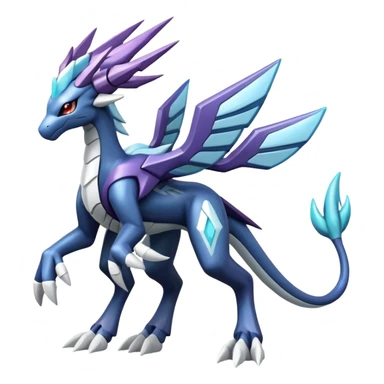 Kyurem-dialga-suicune-hybrid, full body sticker