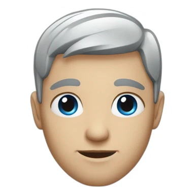 blue eyed person sticker