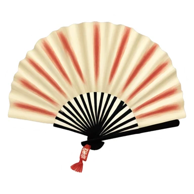 Japan Hand fan sticker