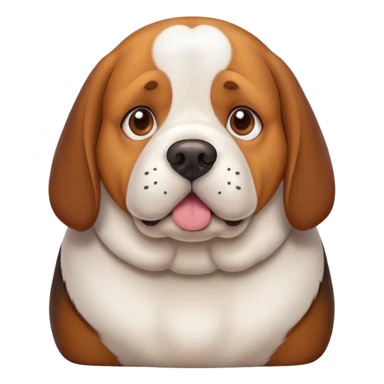 Fat beagle sticker
