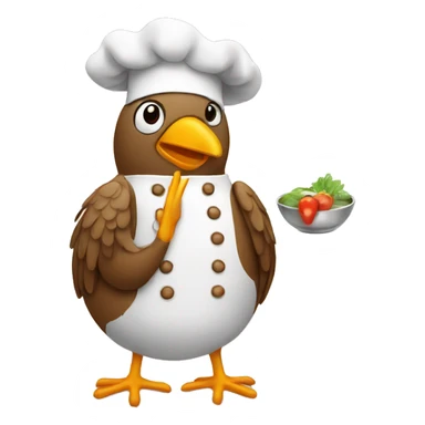 Bird as a cook sticker