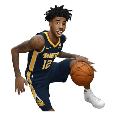 Ja morant qui dunk sticker