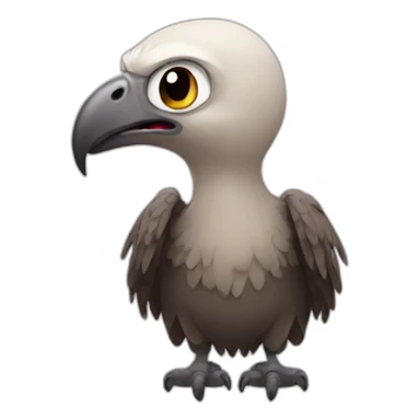 cute vulture sticker