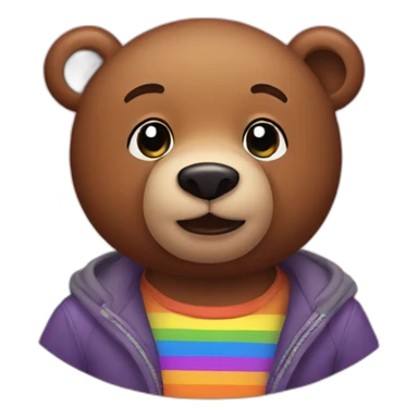Gay bear sticker
