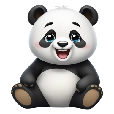 Happy Panda sticker