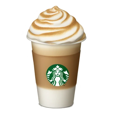 A Starbucks chai latte in a Starbucks cup  sticker