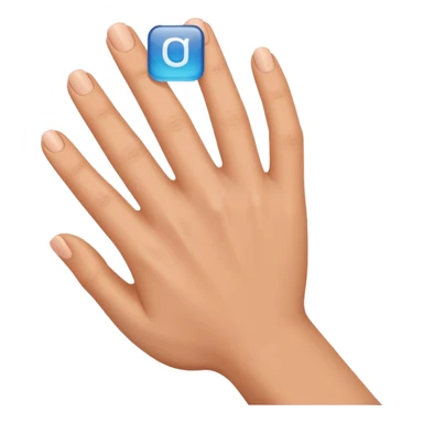 Hand wich is doing a square with the thumb, the index and the middle finger sticker