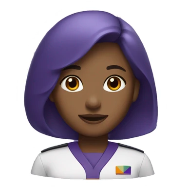 Girl with FedEx uniform sticker