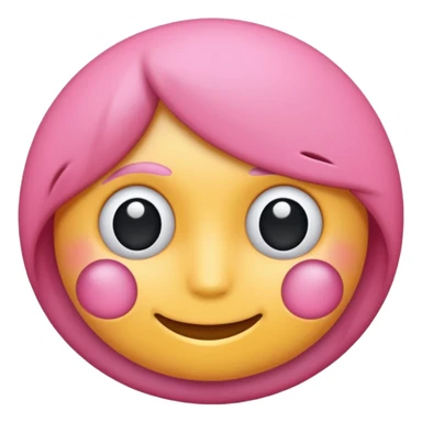 Crea un círculo con color auténtico rosado  sticker