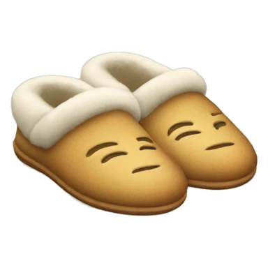 a pair of slipper sticker