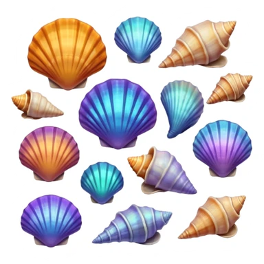 Sea shells sticker