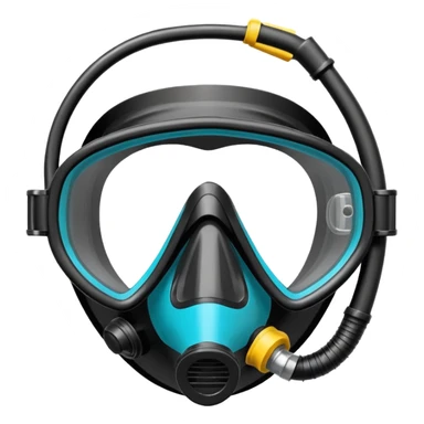 Snorkel mask sticker