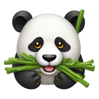 Panda mange des nouilles  sticker