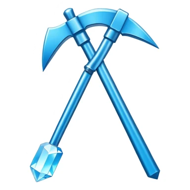 diamond hoe from Minecraft sticker