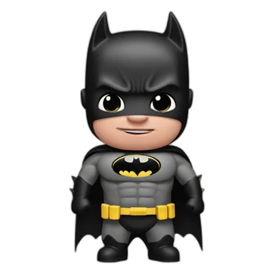 Pig Batman sticker