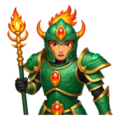 Jade Flame overlord  sticker