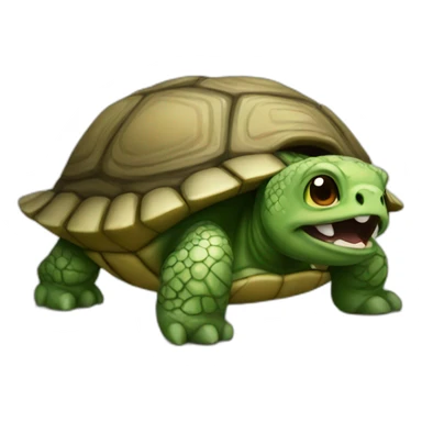 raging turtle sticker
