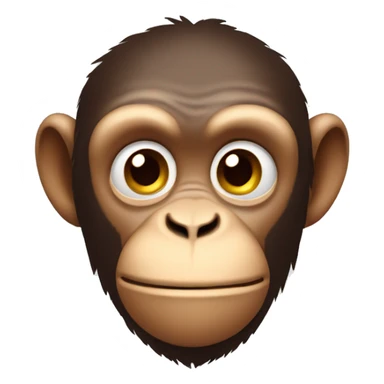 monkey that is red sticker