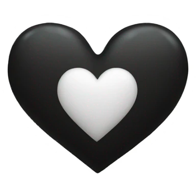 Black heart with barbwite sticker