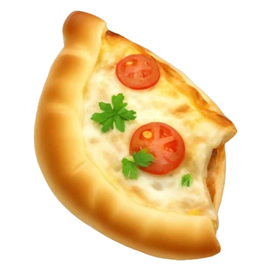 Delicious khachapuri in Adjarian sticker