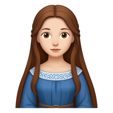 medieval woman  sticker