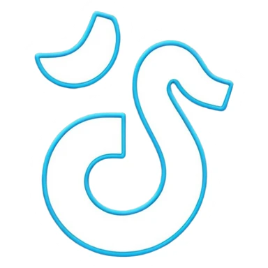 tiktok logo koji sija i ima transparentnu pozadinu sticker
