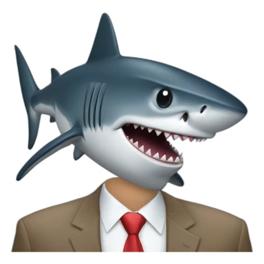 Trump shark sticker