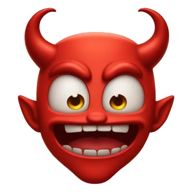 zany devil sticker