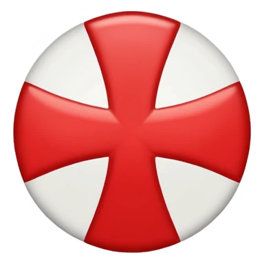 the red cross of the knights templar sticker