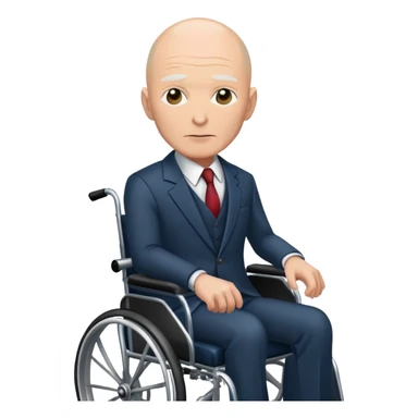 X Men professor X wheelchair  sticker