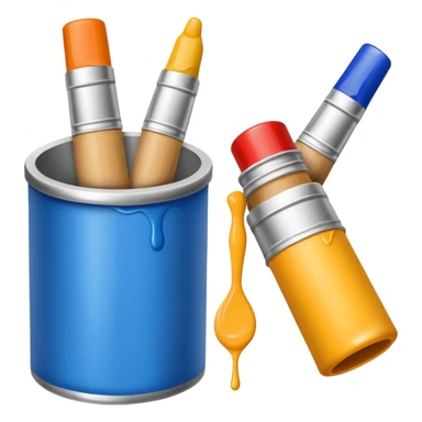 artist paint tubes sticker