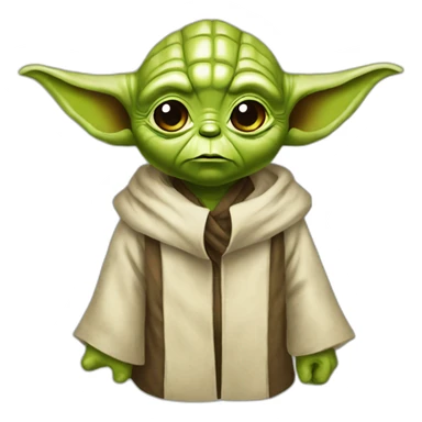 Yoda costume cravate sticker