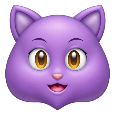 Moño en color lila sticker